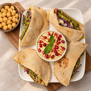 Air Fried Falafel Pita Pocket
