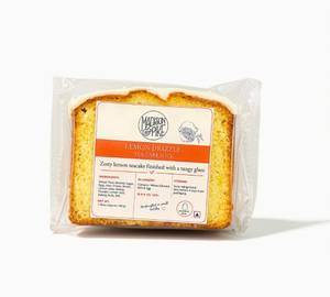Lemon Drizzle Cake Slice