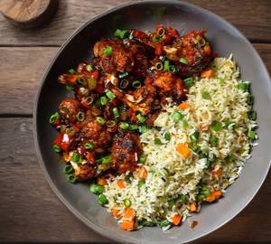 Chicken Manchurian Rice
