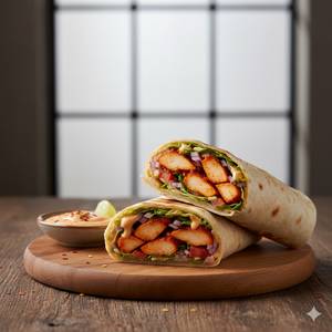 Veg Arabian Delight Pita Kuboos Shawarma