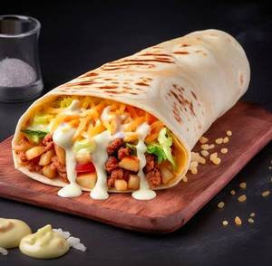 Classic Arabian Delight Chicken Kuboos Shawarma