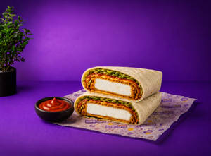 Korean Honey Sriracha Paneer Crunch Wrap