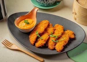 Crispy Fried Chicken In Pil Pil Sauce