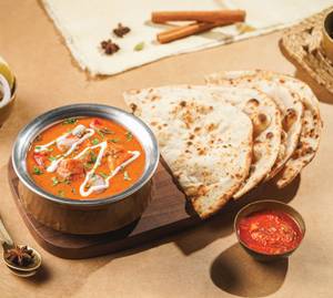 Paneer Tikka Masala Roti Meal Combo.