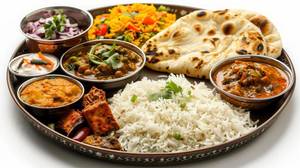 North indian thali