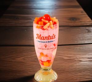 Mixed fruit sundae
