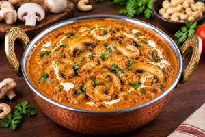 Mushroom Kaju Masala