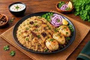 Bagara Rice With 3 Bolled Eggs