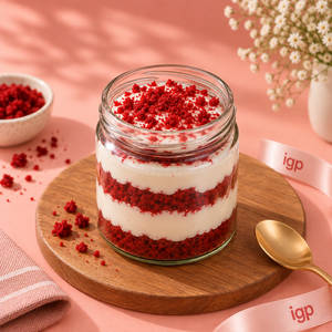 Red Velvet Mini Jar Cake (200 ml)