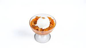 Carrot Halwa With Ice Cream