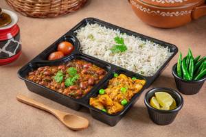 Rajma Chawal & Aloo Matar Meal Box