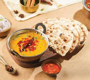 Dal Tadka Roti Meal Combo.