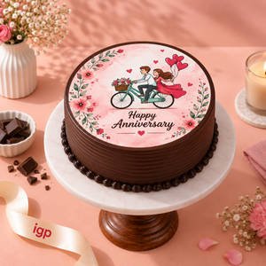 Journey of Love Chocolate Poster Cake (500 g)