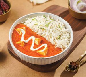 Paneer Butter Masala Rice Bowl.