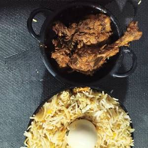 Dum rice Fry piece Biriyani