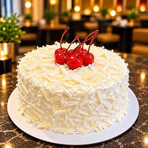 White Forest Cake
