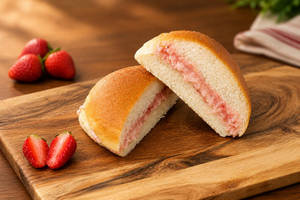 Strawberry Cream Bun