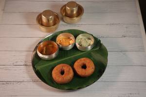 Medu Vada Sambar (2 pieces)