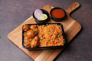 Veg Manchurian Fried Rice Combo