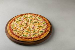 Cheese Onion Capsicum Pizza
