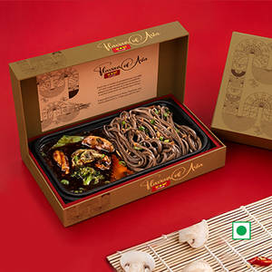 Exotic Veg In Black Beans Sauce With Soba Noodles