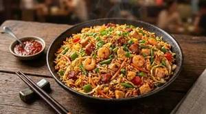 Schezwan Mixed Fried Rice