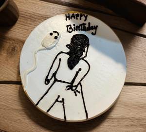 Happy Birthday Rasmalai Design Cake