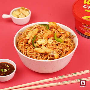 Egg Noodles In Hot Garlic Sauce Regular - (750 ml)
