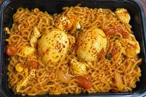 Egg Chicken Masala Maggi