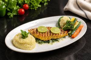 Grilled Fish in Lemon Butter Sauce
