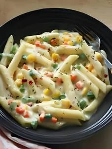 Veg White Sauce Pasta