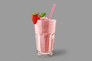 Strawberry milk shake