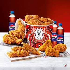 Pujo Ultimate Feast (3 HC, 3 HW, 3 Strips, 3 Legs, 3 Pepsi