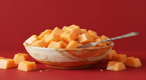 Muskmelon Fruit Bowl