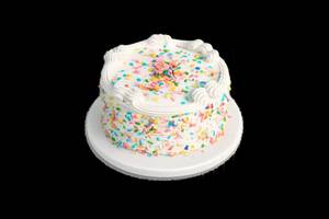 Eggless vanilla cake