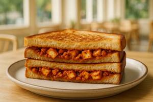 Paneer Tikka Grilled Sandwich