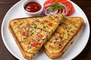 Bread omelette
