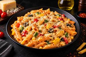 Mix sauce pasta