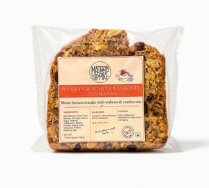 Vegan Banana Walnut Cranberry Slice