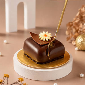 Eggless Coffee Caramel Pastry