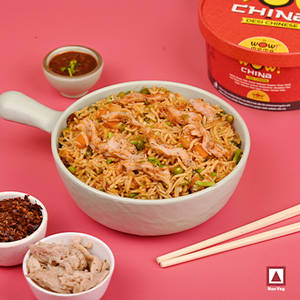 Chicken Fried Rice In Chilli Garlic Sauce - (500 ml)