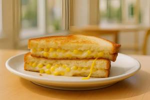 CORN AND CHEESE GRILLED SANDWICH