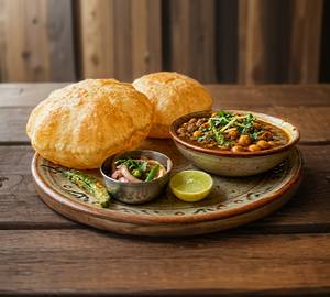Chole Bhature (2 Bhature)