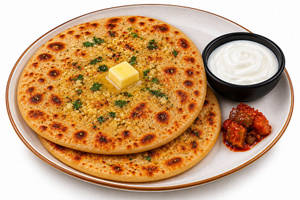 Gobi Stuffed Tawa Paratha