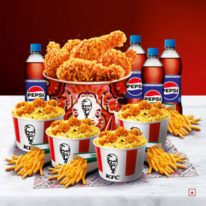 Pujo Popcorn Feast (4 Bowls, 4 HC, 4 Pepsi
