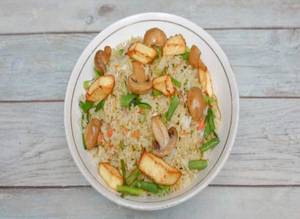 Mushroom Paneer Fried Rice