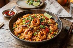 Prawns Chilli Garlic Fried Rice