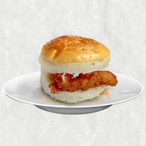 Chicken strips burger