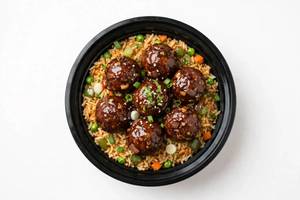 Veg Manchurian Rice Bowl