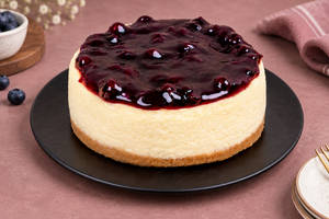 Blueberry Baked Bento Cheesecake